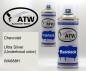 Preview: Chevrolet, Ultra Silver (Underhood color), WA688H: 400ml Sprühdose + 400ml Klarlack - Set, von ATW Autoteile West.